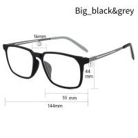 ราคา Pure Titanium กรอบแว่นตาผู้ชายสบายกรอบ Big Face Ultra Light กรอบแว่นตายืดหยุ่นสีแว่นตา 1601 (16350189153)