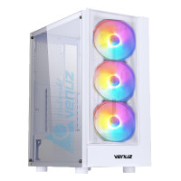 ราคา เคสคอมพิวเตอร์ ATX Venuz รุ่น VC 3301 ดำ VC 3302 ขาว ฝาข้าง Acrylic มาพร้อมพัดลม RGB 3 ตัว ในราคาพิเศษ สินค่ามีประกัน (21364773618)