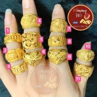 ราคา แหวนทอง เผาไฟไม่ดำ ไม่ใช่งานทองชุบ ไม่ใช่งาน24k ไม่ใช่งานไมครอน ไม่ลอก ไม่ดำ งานเหมือนทองแท้ ใช้งานได้ยาวๆ ทำความสะอาดโดยการเผาไฟ (21262280304)