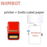 ราคา Wow NIMBOT B21 Label Printer Portable Wir eless Bluetooth Thermal Label Maker Sticker Printer Label Paper (21188902864)