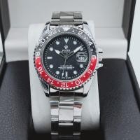 ราคา นาฬิกาข้อมือ ผู้ชาย ผู้หญิง หน้าเป๊ปซี่ ได้พร้อมวันที่ ดีไซน์หรูหรา สายยาง สายหนัง สายเลท หน้าปัด 4035 มม (21016652288)