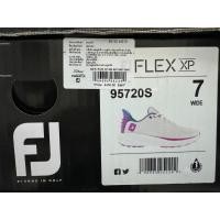 ราคา FootJoy Womens Flex XP Golf Shoe 95720 Grey Purple 2024 Waterproof (21162298947)