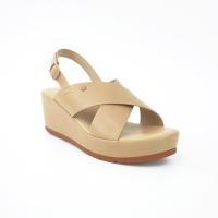 ราคา TREND รองเท้าหนัง PU รองเท้าส้นเตารีด ส้น 6 5 CM รุ่น BALI สี OVALTINE รองเท้าลำลอง ผู้หญิง (20124611797)