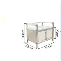 ราคา ตู้ครัว ตู้ไซด์บอร์ด อลูมิเนียมอัลลอยด์ ตู้เก็บของหม้อผักและผลไม้ ปลอดสนิม (21127728320)