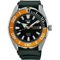 ราคา นาฬิกาข้อมือ Seiko 5 AUTOMATIC รุ่น SRPC51K หน้าสีน้ำเงิน SRPC53K หน้าสีเขียว SRPC55K หน้าสีส้ม SRPC57K หน้าสีดำ SRPC59K หน้าสีส้ม สายยางสีดำ ขนาดตัวเรือน 45 มิลลิเมตร (21245375643)