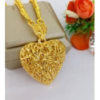 ราคา จี้ทองไมครอนลายหัวใจฉลุ (14044659085)