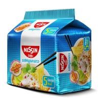 ราคา NISSIN นิสชิน บะหมี่กึ่งสำเร็จรูป รสหมูมะนาว ขนาด 60 กรัม แพ็ค 5 ซอง (9557676527)