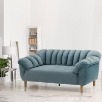 Koncept Furniture โซฟา 2 ที่นั่ง สีน้ำเงิน รุ่น ROSEE