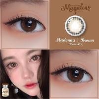 ราคา คอนแทคเลนส์ Madonna Brown Gray Mayalens ขนาดกลาง (17510172453)