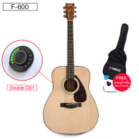 ราคา กีต้าร์โปร่งไฟฟ้า F600 Double OS1 กีตาร์โปร่งไฟฟ้าทรานอคูสติก Trans Acoustic Double OS1 ขนาด 41 นิ้ว แถมฟรีกระเป๋ากีตาร์ Yamaha ที่ขันคอ รับประกัน 1 ปี (15738112359)