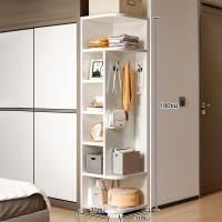 ราคา 180CM ชั้นวางของ เข้ามุม ดีไซน์สวย ชั้นวางหนังสือ Bookshelf เก็บของ มีตะขอ ห้องนั่งเล่น ตู้โชว์ ตู้เก็บหนังสือ (20583536106)