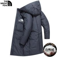 ราคา Warm The North Face Dynamic เสื้อขนเป็ดความยาวกลางฤดูใบไม้ร่วงและฤดูหนาวขนาดใหญ่ของผู้ชายเสื้อขนเป็ดเป็ดสีขาวมีฮู้ดอบอุ่นแบบหลวม (17125670572)