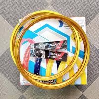 ราคา วงล้อ YOKO 1 20 1 40 ขอบ 17 สีทอง Gold Master ซี่ลวดหน้า หลัง สินค้าได้ตามภาพเบอร์เบอร์ซี่ลวดแจ้งในแชท (9440695956)