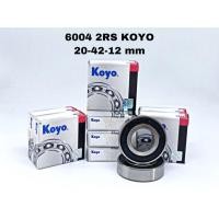 ราคา 6004 2RS KOYO ตลับลูกปืนเม็ดกลม ฝายาง ขนาดรูใน 20 นอก42 หนา 12 มิล ฝายาง ยี่ห้อ KOYO โคโย่ KOYO 6004 2RS ตลับลูกปืนเม็ดกลม ฝาเหล็ก ตลับลูกปืน เม็ดกลม ขนาด รูใน 20 รูนอก 42 หนา 12 มิล 20x42x12 MM มิล (