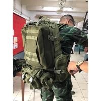 ราคา กระเป๋าเป้ทหารของแท้ ทั้งชุด4 ใบ สำหรับการฝึก เป้แม่ลูก ของแท้ (21355625802)