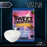 ราคา Sweet Creations ผงทำไอศครีมซอฟท์เสิร์ฟ รสโยเกิร์ตธรรมชาติ สูตรแสตรดาร์ด Standard Natural Yogurt Soft Serve Powder (7963049483)