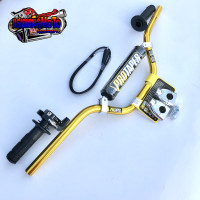 ราคา แฮนด์วิบากพร้อมนวมสีทอง ตุ๊กต้าแฮนด์ ประกับคันเร่งแต่งสีดำพร้อมสายคันเร่งยาว1 30เมตร แปลงวิบากได้ทุกรุ่น (11253387218)