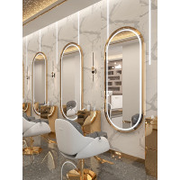 ราคา ร้านตัดผมเสริมสวยร้านดังชาญฉลาดกระจกแขวนผนังร้านทำผมเคาน์เตอร์กระจกด้านเดียวติดผนังร้านทำผมกระจก LED กระจกพิเศษ (21382017613)