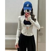 ราคา เสื้อแจ็คเก็ต Lululemon Nulu รุ่น Cropped Define โยคะกีฬาคอสั้นแจ็คเก็ตด้าย (18867340680)