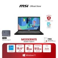 ราคา MSI NOTEBOOK MODERN 15 B12MO 626TH 15 6 FHD IPS i5 1235U Intel Iris Xe Graphics 8GB DDR4 512GB NVMe M 2 SSD Windows 11 Home โน้ตบุ๊ก Pre Order จัดส่งภายใน7 15วัน (21323161764)