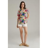 ราคา Mc jeans เสื้อเชิ้ต เสื้อฮาวายแขนสั้นผู้หญิง สีเหลือง พิมพ์ลาย MWSZ225 (21373926563)