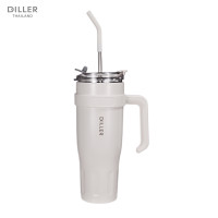 ราคา Diller Thermo Tumbler 1100ml MLH9166 แก้วเก็บความเย็น ร้อน สแตนเลส 2ชั้นพร้อมฉนวนสูญญากาศเก็บเย็น 24 ชม แก้วน้ำพกพา (21381755168)