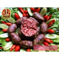 ราคา พร้อมส่ง ไส้กรอกเนื้อวัว ล้วน 1 แพค12 ลูก ไส้กรอกเนื้อ ไส้กรอกอิสาน ไส้กรอกเมืองพล ไส้กรอกเนื้อล้วนไม่ใส่สารกันบูด เปรี้ยวแบบธรรมชาติ (3416678510)