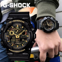 ราคา นาฬิกาข้อมือCasioนาฬิกาสปอร์ตแฟชั่น นาฬิกาข้อมือชาย GShock รุ่น GA100B 4A Red (16587298856)