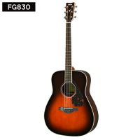 ราคา กีต้าร์โปร่ง Yamaha FG 830 Acoustic Guitar Yamaha FG 830 ฟรีของแถมกระเป๋ากีต้าร ปิ๊ค ที่ขันคอ รับประกันสินค้า 1ปี (21165761894)