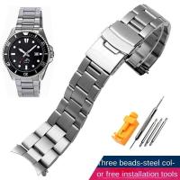 ราคา Arc สายนาฬิกาข้อมือปากสำหรับ Casio สายนาฬิกา MDV 107 MDV 106 MDV 106D MTP VD01โลหะสแตนเลสสตีลผู้ชายสายรัดข้อมือสีดำ22มิลลิเมตร (18342741600)