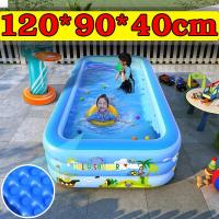 ราคา 10 ปีไม่ชำรุด สระน้ำขนาดใหญ่ PVC สระน้ำเป่าลม สระว่ายน้ำเป่าลม สระน้ำเด็ก สระเป่าลม อ่างน้ำเป่าลม ของเล่นเด็ก สระน้ำ ยาวพิเศษ อ่างน้ำเป่าลม สระว่ายน้ำเด็ก (21395708641)