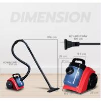 ราคา CEFLAR เครื่องดูดฝุ่นแบบกล่อง รุ่น CVC 02 มีขนาดความจุ 2 ลิตร กรองฝุ่นด้วยวัสดุที่ทำจากเทคโนโลยีเส้นใยขั้นสูง HEPA FILTER รับประกัน1ปี (21038857755)