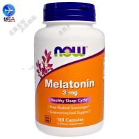 ราคา U S Now Foods Melatonin Melatonin 3 Mg 180 Capsules Large Bottle Affordable (21237722227)
