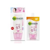 ราคา ยกกล่อง 6 ซอง Garnier การ์นิเย่ ไบรท์คอมพลีทไวท์ โทนอัพ ซีซี ครีม การ์นิเย่ ไบรท์ คอมพลีท ซุปเปอร์ ยูวี SPF 50 PA (15616823023)