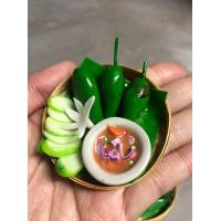 ราคา อาหารจิ๋วมะม่วงน้ำปลาหวาน งานปั้นมือ (3813476364)