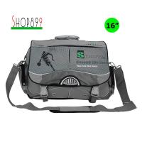 ราคา กระเป๋าเดินทาง KL Polo กระเป๋าสะพายข้าง กระเป๋าถือ ใส่โน๊ตบุ๊ค กระเป๋ากีฬา 16 นิ้ว Sports รุ่น 26105N Grey (1933268711)