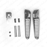 ราคา พักเท้า พักเท้าหลังจระเข้ ทั้งชุด สำหรับ MIO FINO อลูมีเนียม งานดิบ (18952288207)