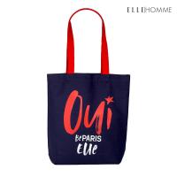 ราคา ELLE HOMME BAG กระเป๋าช้อปปิ้ง ผ้าแคนวาส สกรีนโลโก้ ELLE H8H001 (21378770884)