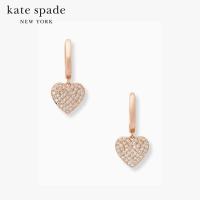 ราคา KATE SPADE NEW YORK YOURS TRULY PAVE HEART DROP EARRINGS O0R00153 ต่างหู (21321850263)