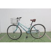 ราคา จักรยานแม่บ้านญี่ปุ่น ล้อ 27 นิ้ว มีเกียร์ สีฟ้า จักรยานมือสอง (15937663130)