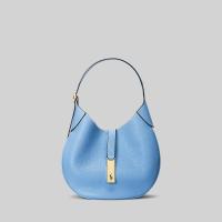 ราคา Polo Ralph Lauren กระเป๋าผู้หญิง Polo ID Embossed Small Shoulder Bag รุ่น WAPOBAG02V20082 สีฟ้า (21398669045)