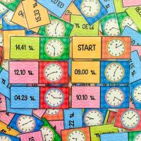 ราคา โดมิโน่เวลา 40 ชิ้น พร้อมกล่อง สื่อการสอนคณิตศาสตร์ (20472226669)