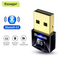 ราคา Essager USB บลูทูธ5 0 5 1สำหรับคอมพิวเตอร์พีซีดองเกิ้ลอะแดปเตอร์คีย์บอร์ดเมาส์ไร้สาย PS4 Aux เครื่องส่งสัญญาณเครื่องรับสัญญาณเสียงบลูทูธ (20120914555)