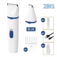 ราคา ตัดขนหมา ปัตตาเลี่ยนตัดขนสุนัข ปัตตาเลี่ยนตัดขนแมว แบตเตอเลี่ยนตัดขนหมา 2 in 1การชาร์จแบบ USBและสามารถใช้งานแบบไร้สายได้ เสียงเบา พลังงานแรง (21154579710)