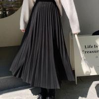 ราคา กระโปรงพลีทสีดำ กระโปรงยาวเอวสูง พลีทยาว สินค้ามีให้เลือกหลายขนาด (18221883578)