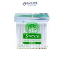 ราคา สำลีตรารถพยาบาล สำลีก้าน 100 ก้าน cotton buds ใหญ่ (21189974113)