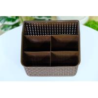 ราคา กล่องอเนกประสงค์ กล่องใส่เครื่องเขียน กล่องใส่ปากกา กล่องใส่รีโมท กล่องใส่ของ ตะกร้าแบ่งช่อง ตะกร้า แบบ5 ช่อง สีโมเดิร์น (17064404943)