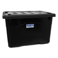 ราคา กล่องพลาสติก60ลิตร มีล้อ ลังพลาสติก กล่องอเนกประสงค์ กล่องเก็บของ กล่องใส่เสื้อผ้า กล่องล้อเลื่อน พลาสเทล (18606954643)