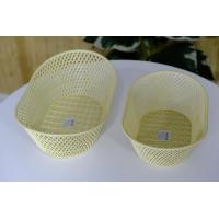 ราคา ตะกร้า ตะกร้าพลาสติกเหลี่ยม ตะกร้าทรงโค้ง ตะกร้าลายหวาย ตะกร้าวงลี มี2ขนาดให้เลือก (20503172575)