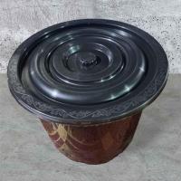 ราคา พร้อมส่ง ถังน้ำ พลาสติกทรงกลม พร้อมฝาปิด มีที่หิ้ว ถังน้ำพลาสติกมีหูหิ้ว ถังพลาสติก ถังน้ำหูหิ้ว ที่ใส่เงิน ถังน้ำมีฝา (20191654693)